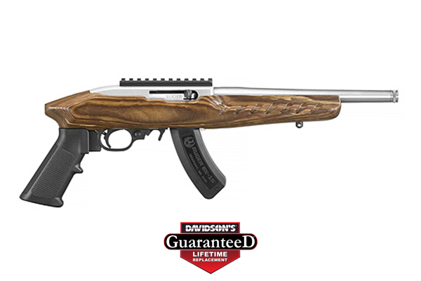 RUGER CHARGER 22LR 15-SHOT BROWN LAMINATED THREADED (TALO - for sale