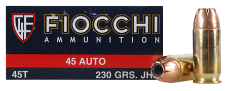 FIOCCHI 45 ACP 230GR JHP 50RD 10BX/CS - for sale