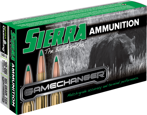 sierra bullets - GameChanger - 30-06 SPRINGFIELD - AMMO 30-06 SPR 165GR TGK 20RD/BX for sale