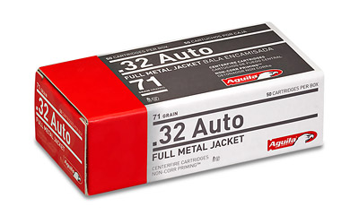 Aguila - Target & Range - 32 ACP (7.65 BROWNING) - AMMO 32 AUTO FMJ 71GR 50RD/BX for sale