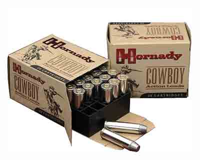 HORNADY COWBOY 45 LC 255GR LEAD-FP 20RD 10BX/CS - for sale
