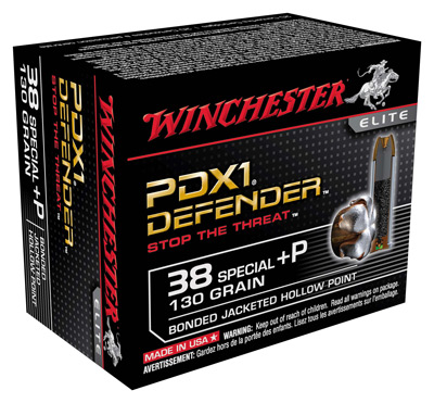 WINCHESTER SUPREME 38 SPECIAL +P 130GR PDX1 DEF 20RD 10BX/CS - for sale