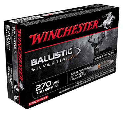 WINCHESTER SUPREME 270 WIN 130GR SILVER-TIP 20RD 10BX/CS - for sale