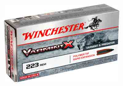 WINCHESTER VARMINT-X 223 REM 40GR POLY TIPPED 20RD 10BX/CS - for sale
