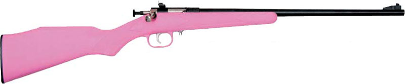 CRICKETT RIFLE G2 22LR BLUED/PINK SYNTHETIC - for sale