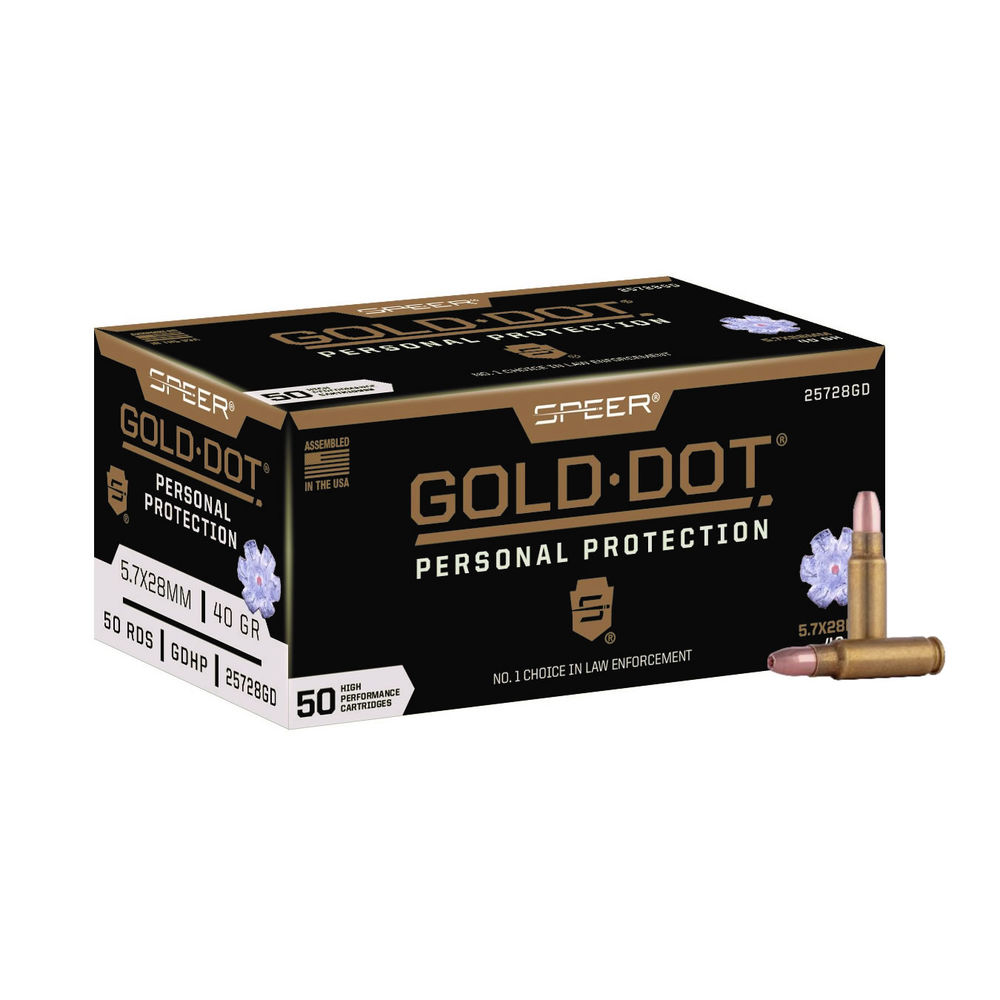 SPEER GOLD DOT 5.7X28 40GR GDHP 50RD 10BX/CS - for sale