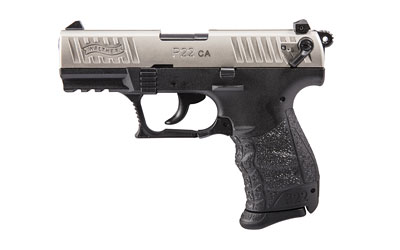 WALTHER P22 CA 22LR 3.42" AS 10-SHOT E-NICKEL SLIDE - for sale